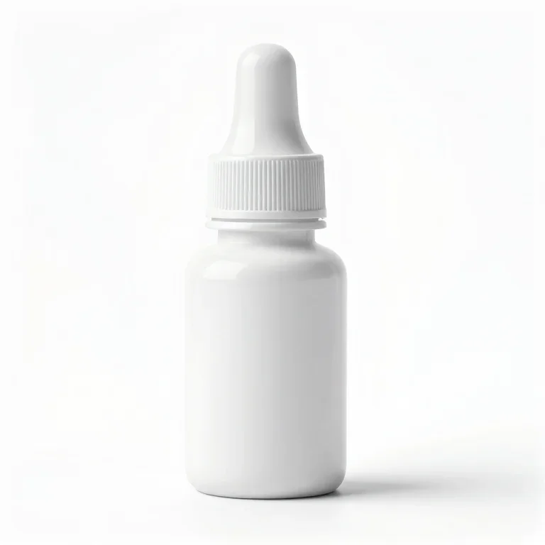 a medicine bottle with a child proof cap, front view, single item fully visible and centred,...