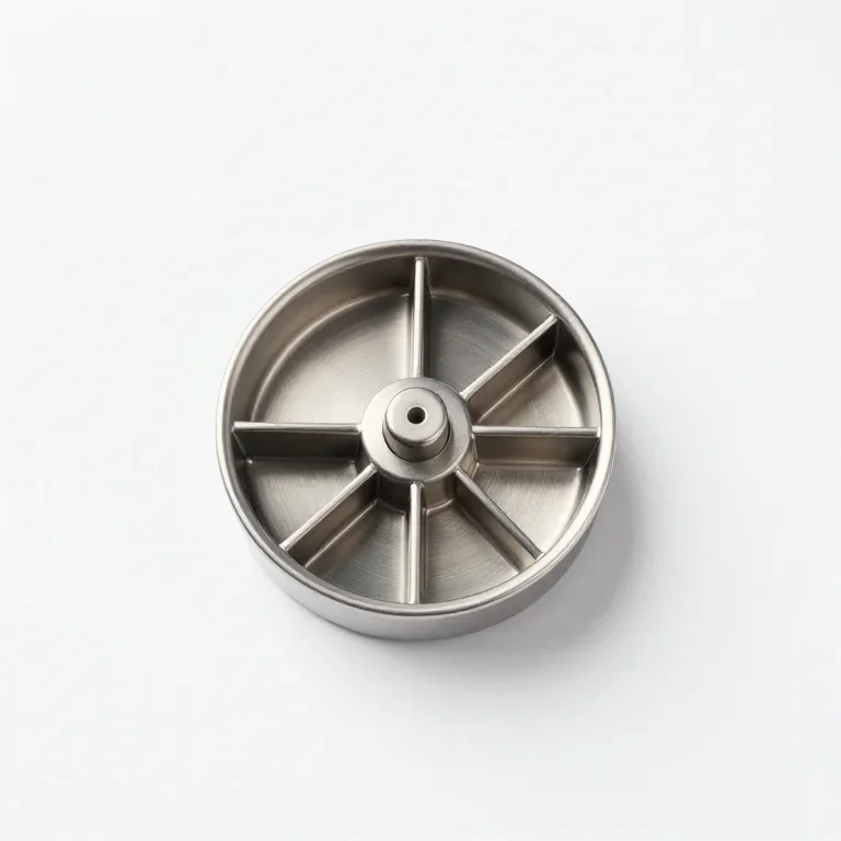 a metal desk tidy with compartments, top-down view, single item fully visible and centred, is...