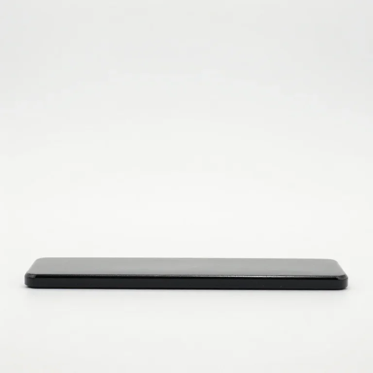 an emery board in a slim case, side view, single item fully visible and centred, isolated on...