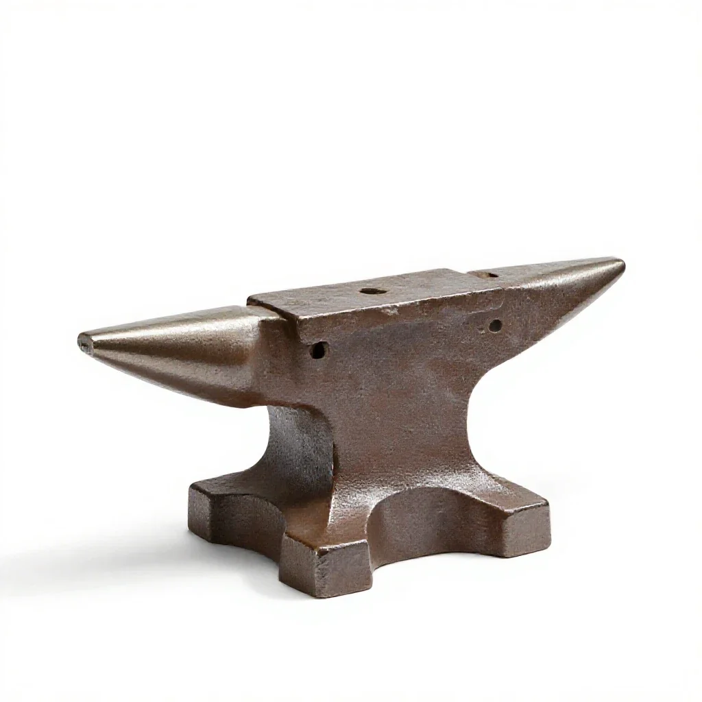 Cobbler's anvil isolated on a white background