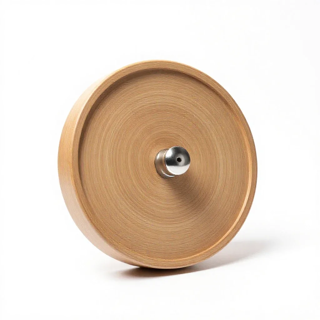Spinning wheel isolated on a white background