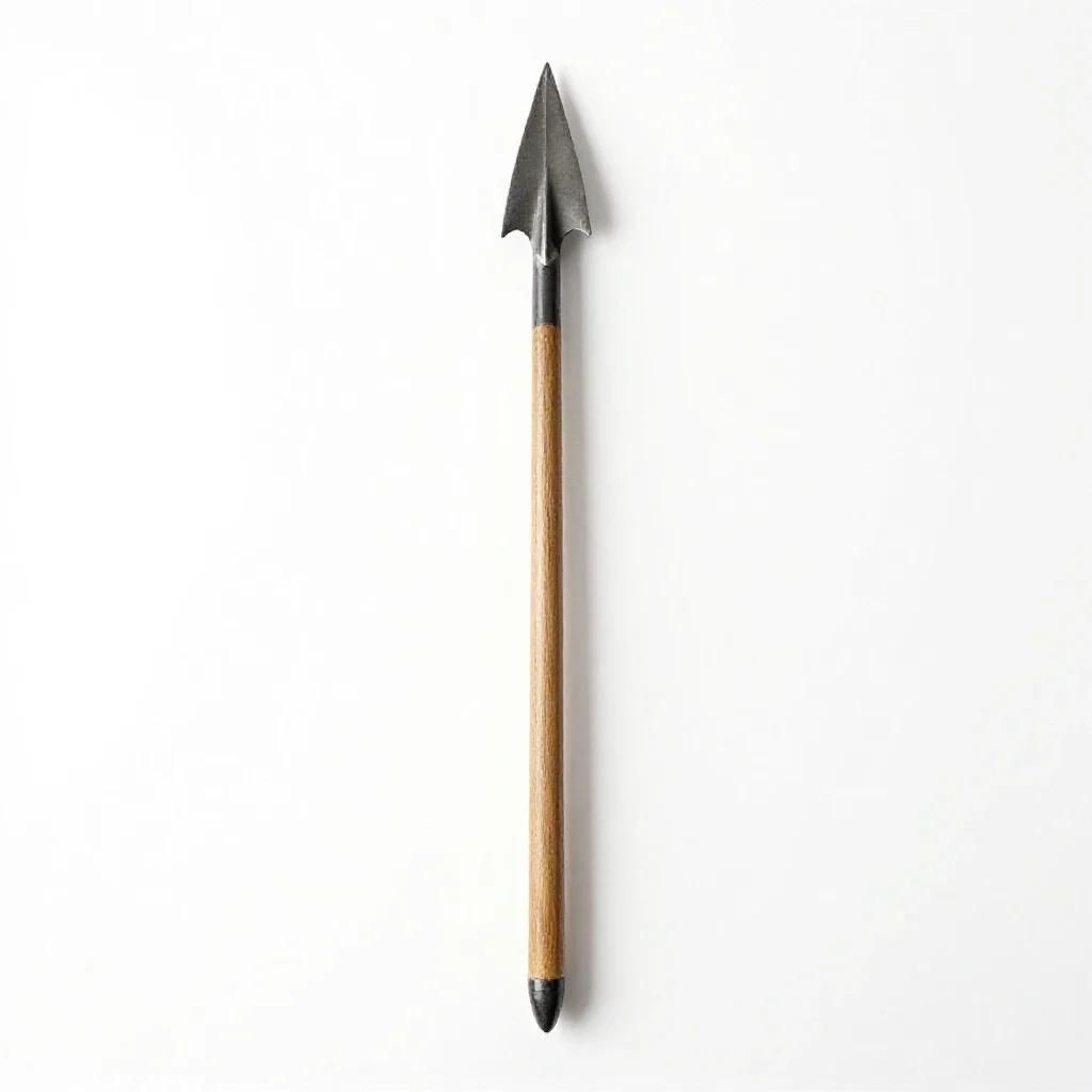 Whaling harpoon isolated on a white background
