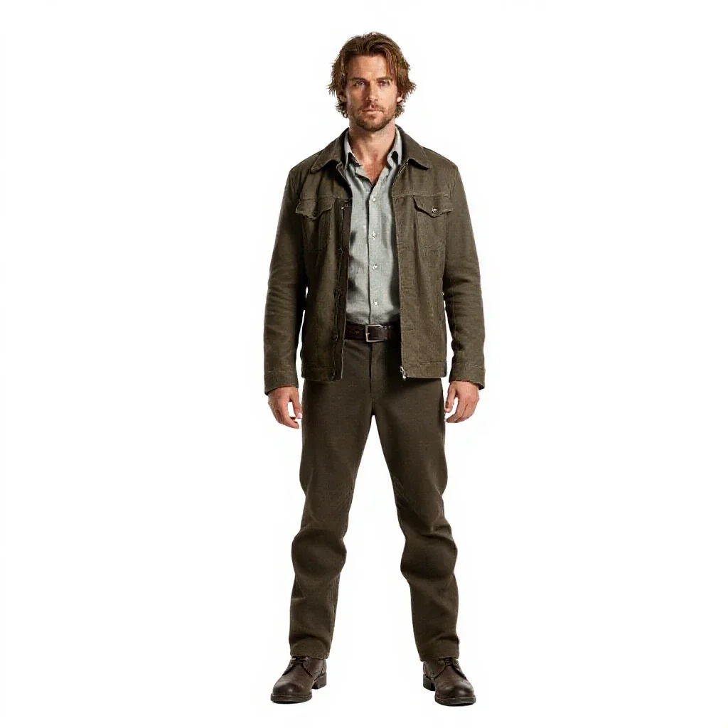 Swashbuckling duellist isolated on a white background