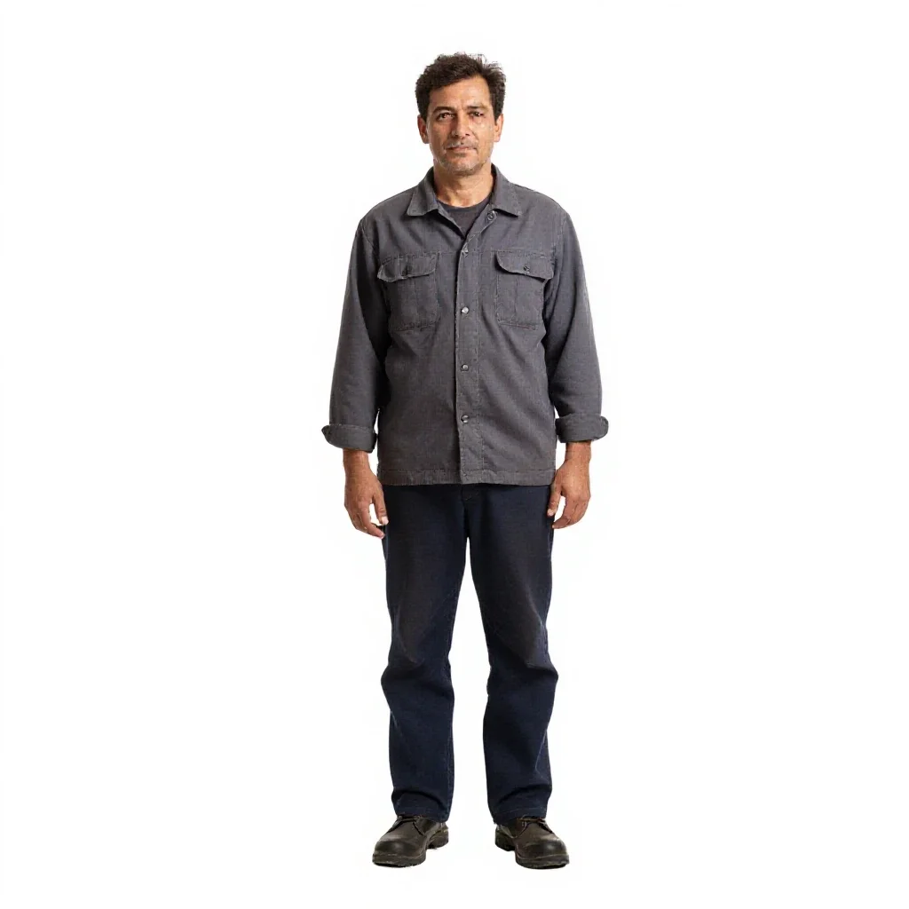Cobbler at a last isolated on a white background