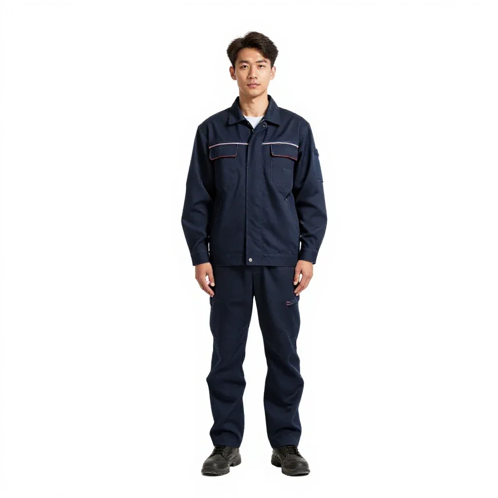 Stage lighting technician isolated on a white background