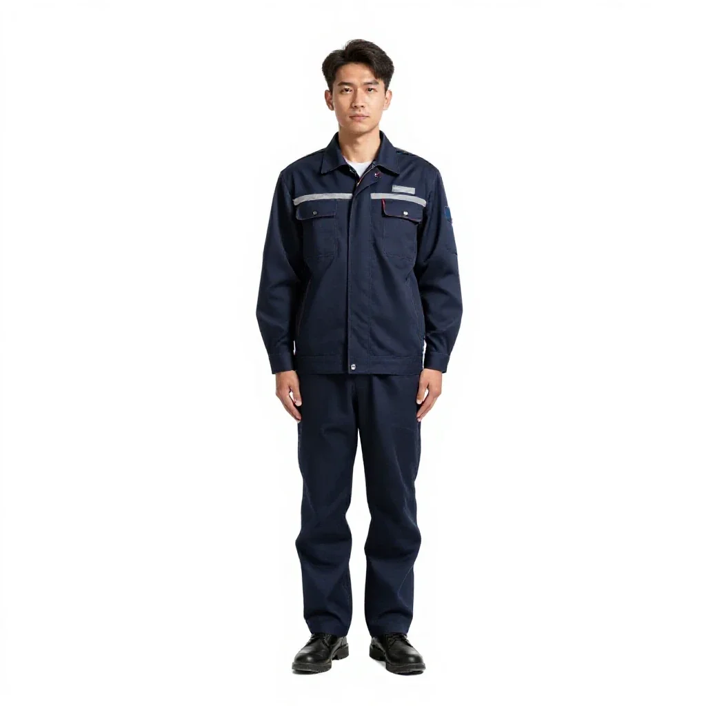Train conductor with a punch isolated on a white background