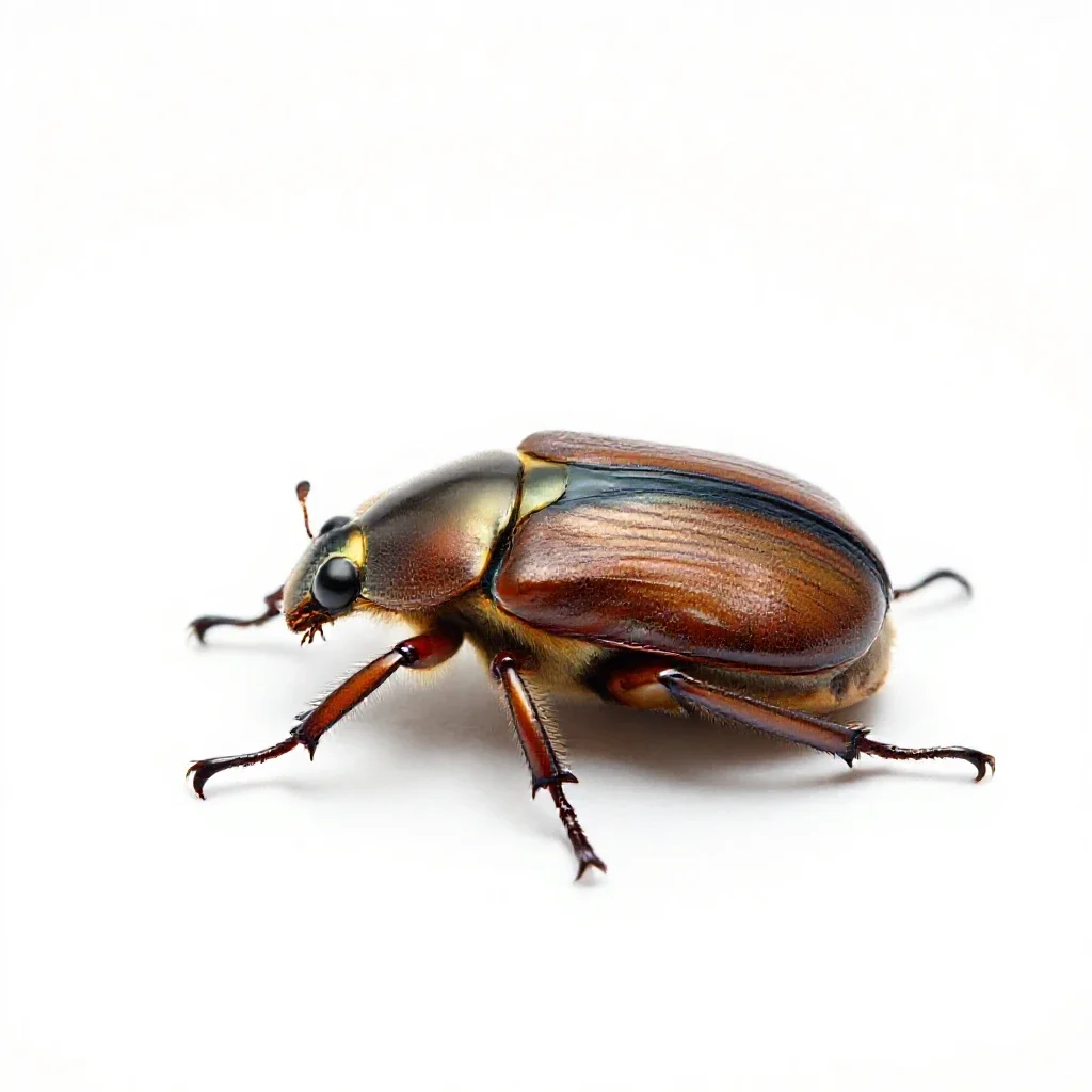 Clockwork beetle isolated on a white background