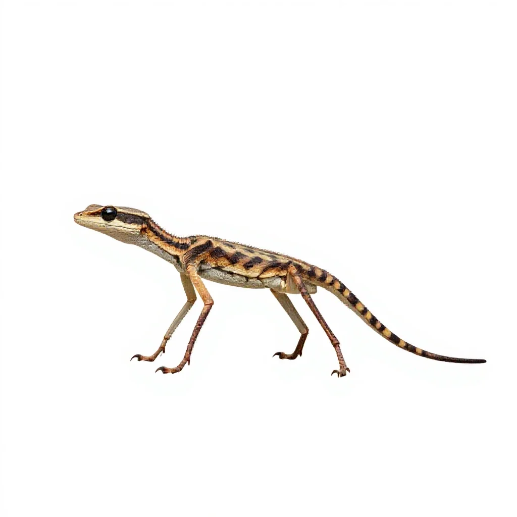Six-legged desert strider isolated on a white background