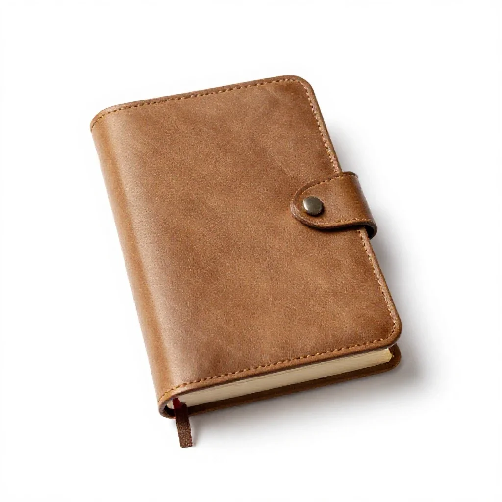 Spellbook with clasps isolated on a white background