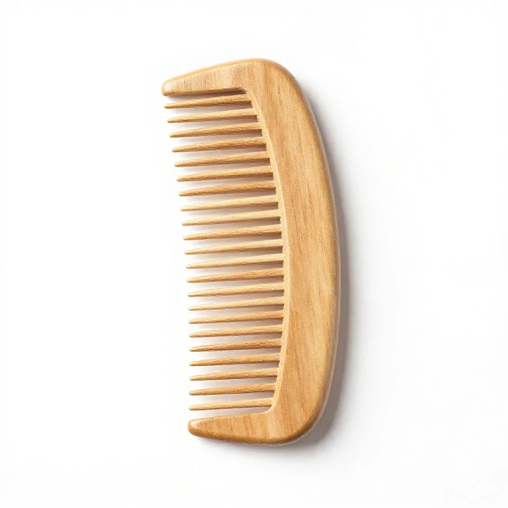 Hair comb isolated on a white background