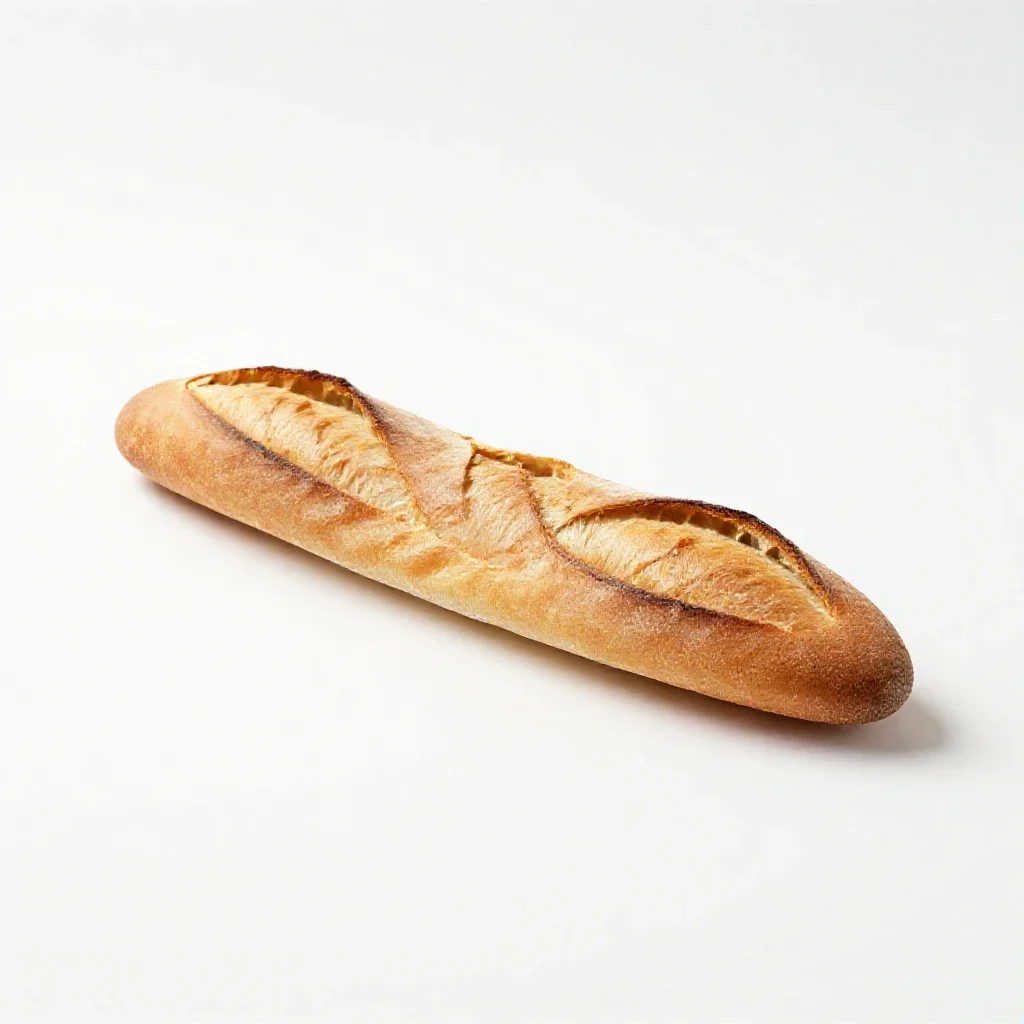 Baguette isolated on a white background