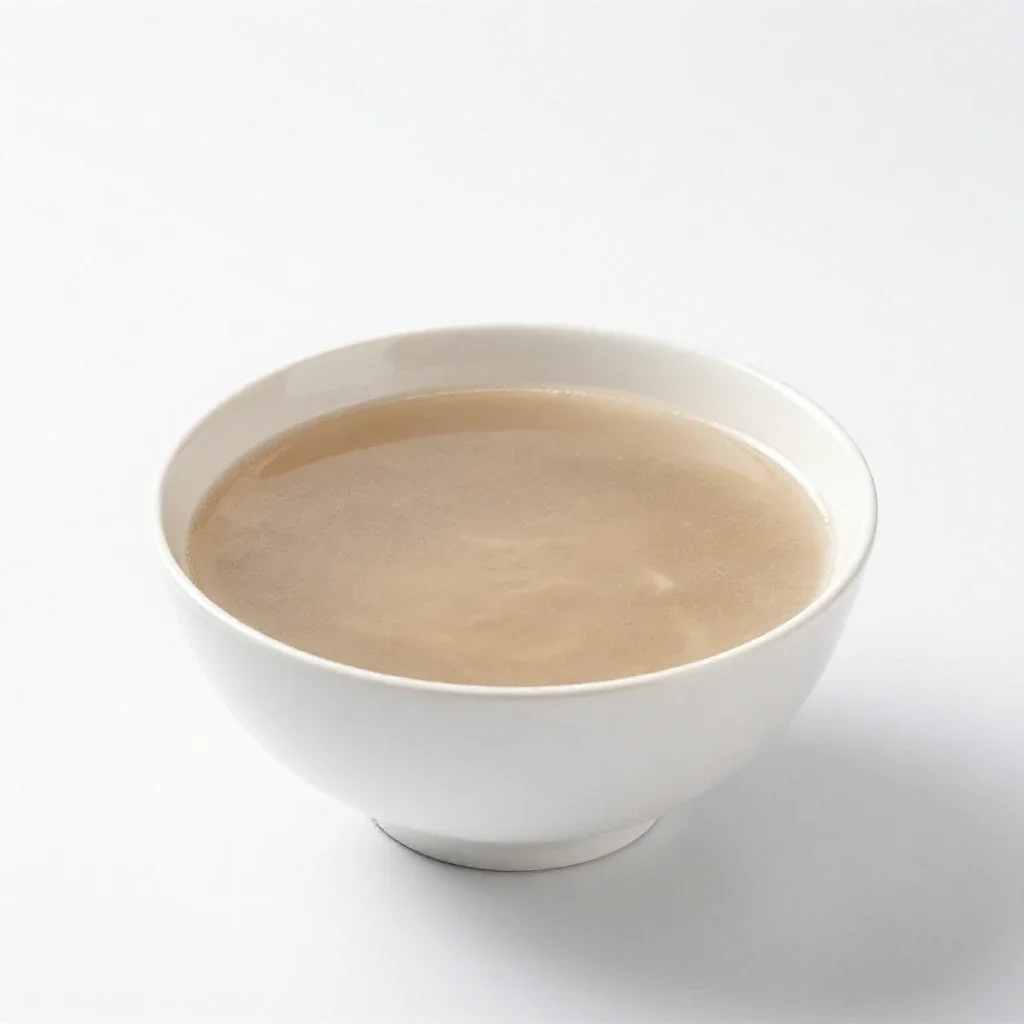 Bowl of pho isolated on a white background