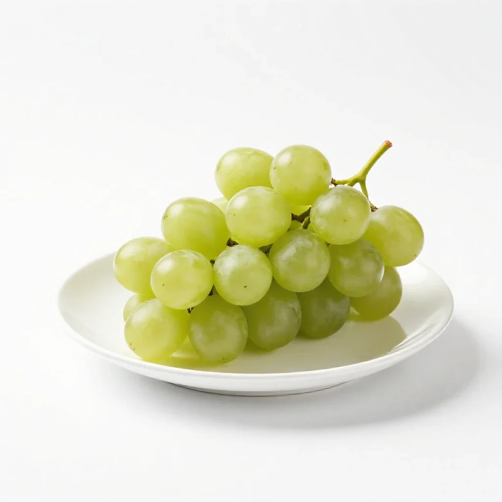 Bunch of grapes isolated on a white background