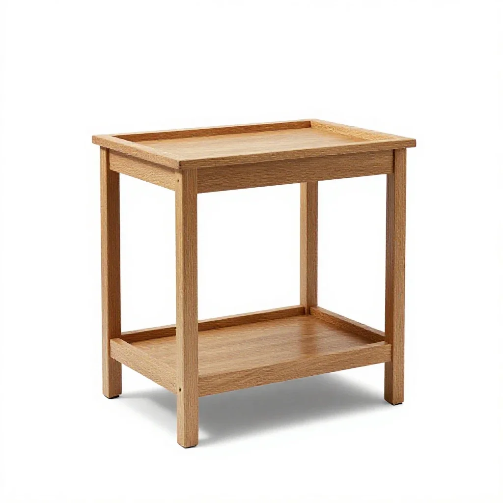 Bar cart isolated on a white background