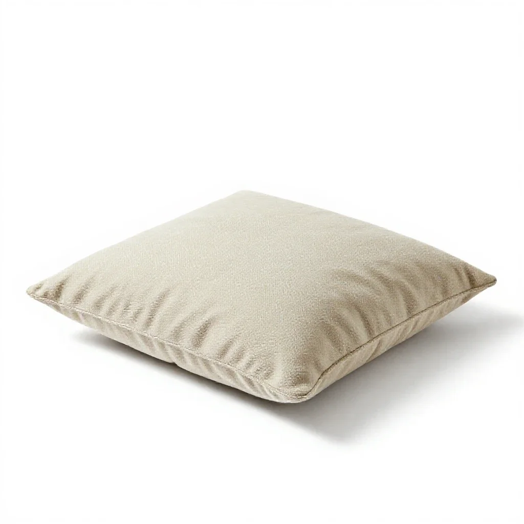 Floor cushion isolated on a white background