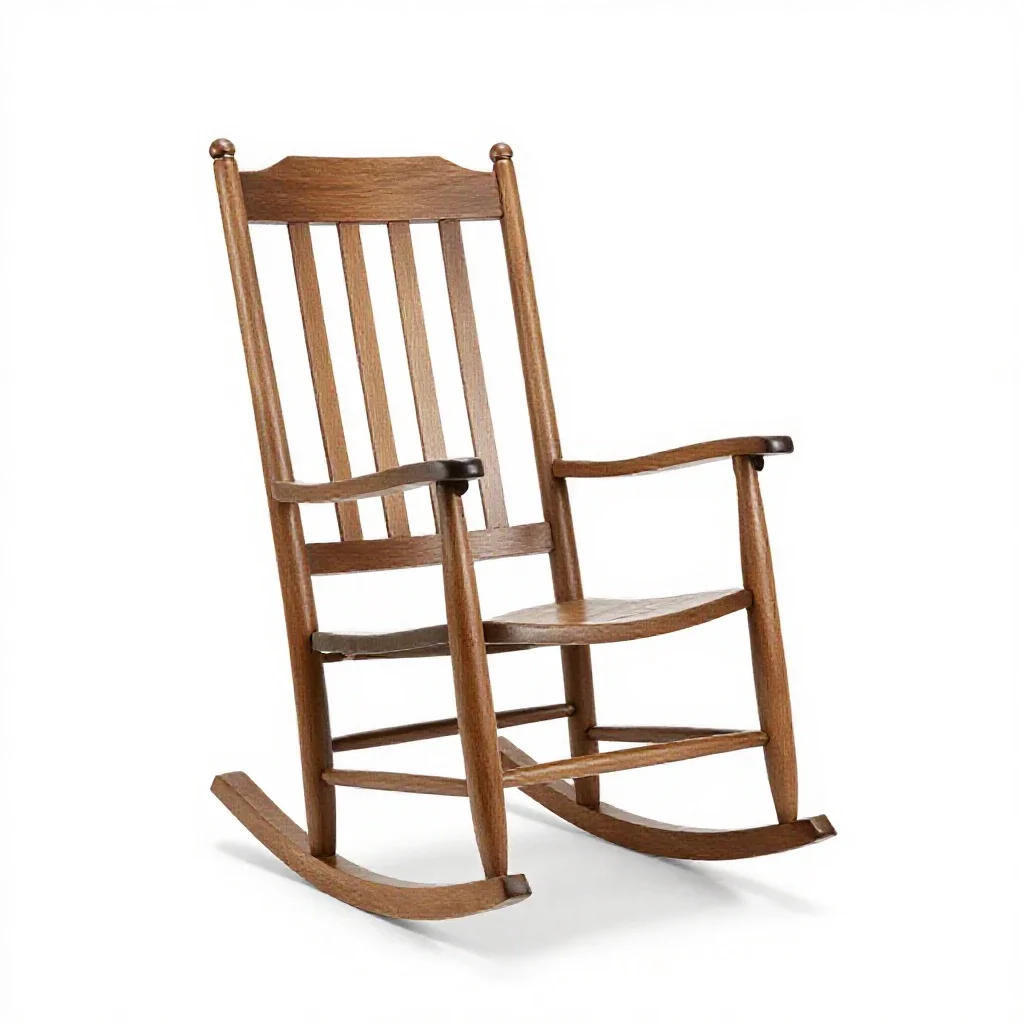 Rocking chair isolated on a white background