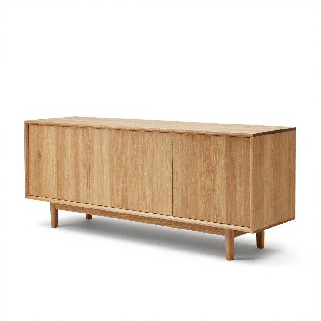 Sideboard credenza isolated on a white background