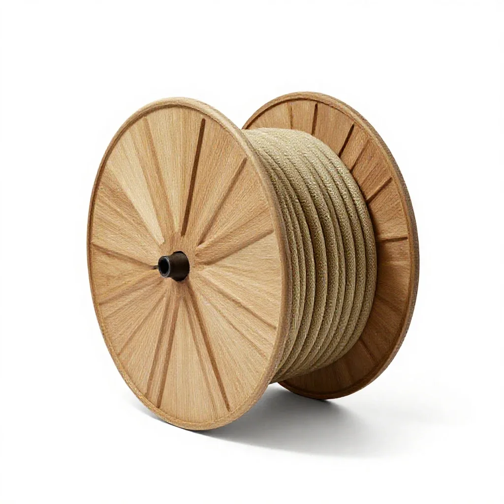 Hose reel isolated on a white background