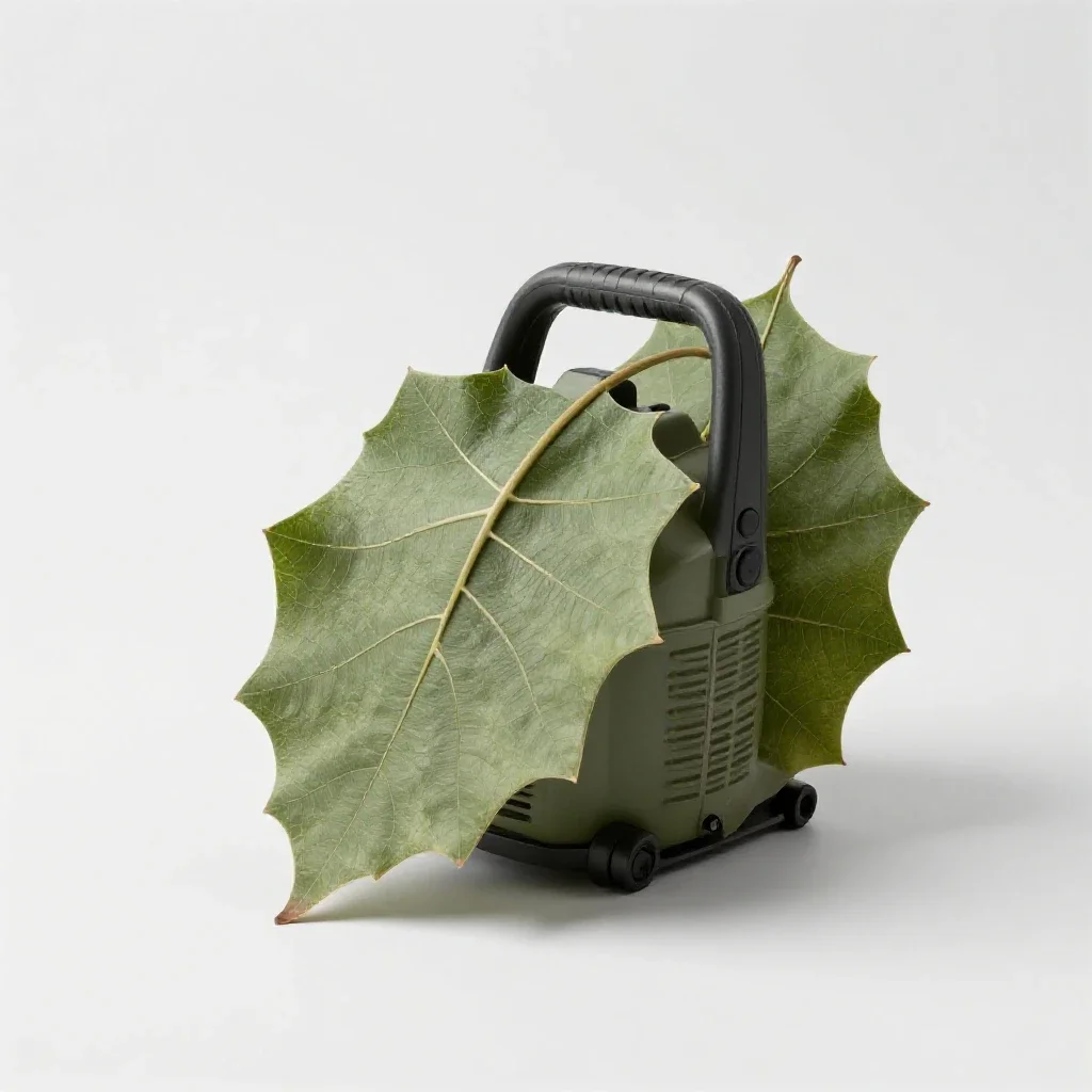 Leaf blower isolated on a white background