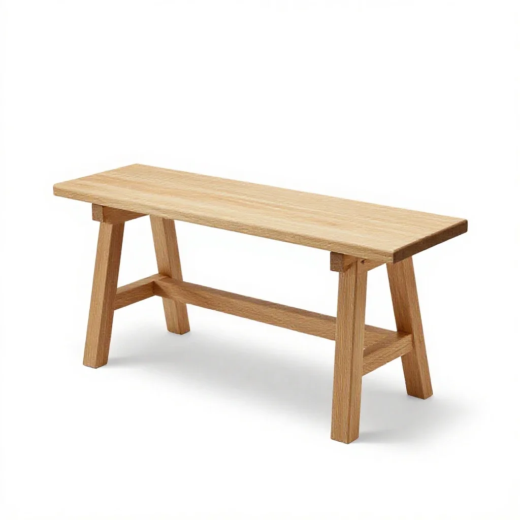 Potting bench isolated on a white background