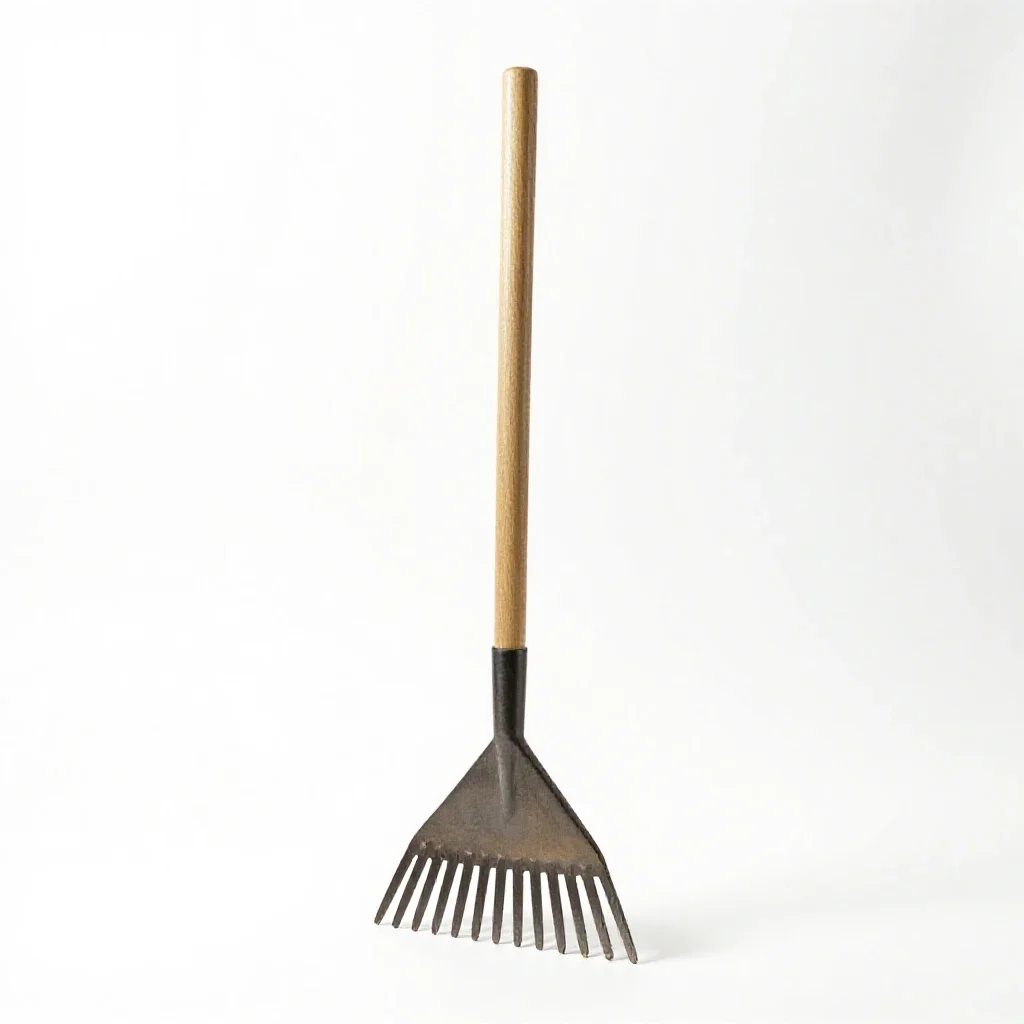 Rake isolated on a white background