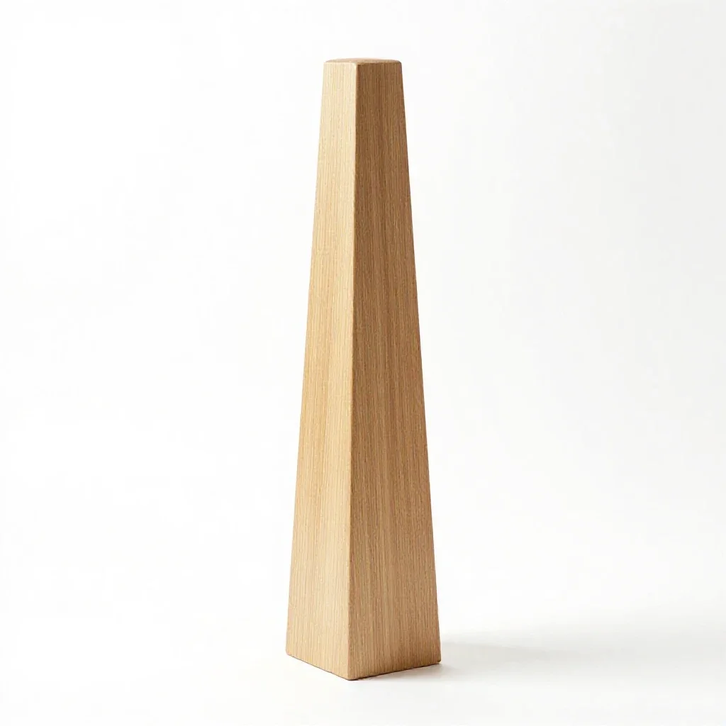 Obelisk plant support isolated on a white background