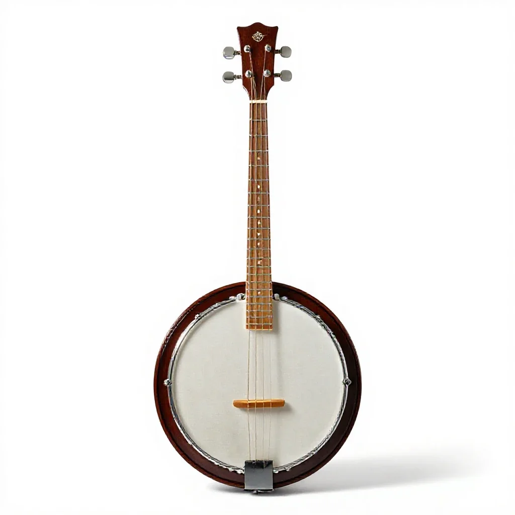 Banjo isolated on a white background