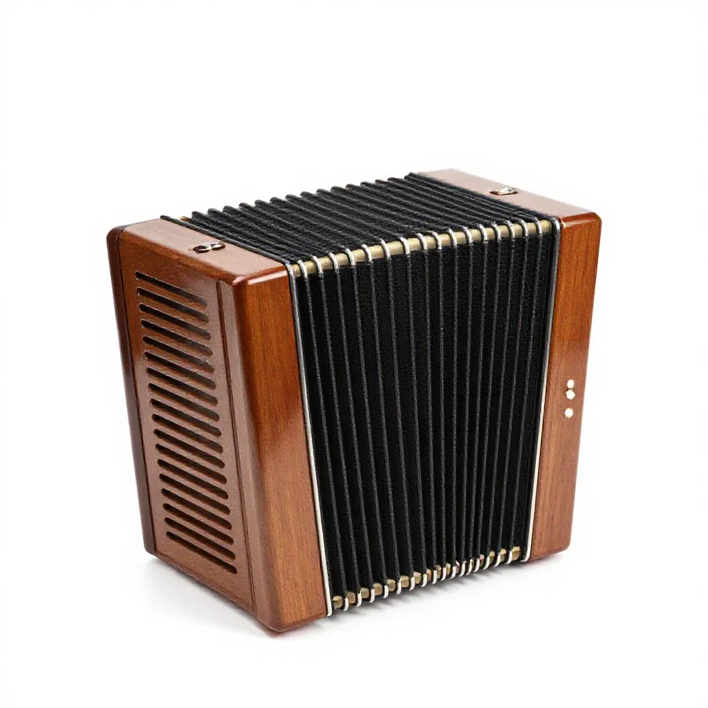 Concertina isolated on a white background