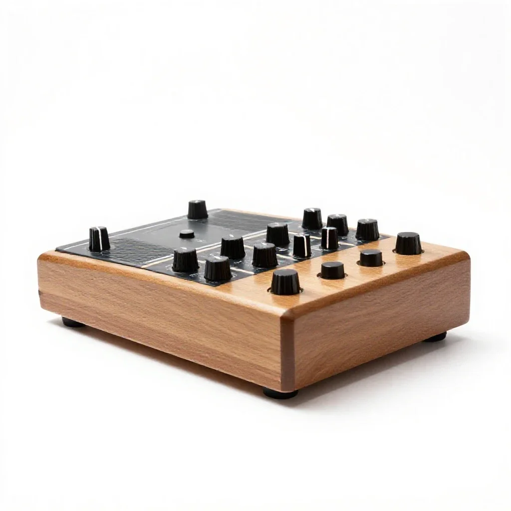 Drum machine isolated on a white background