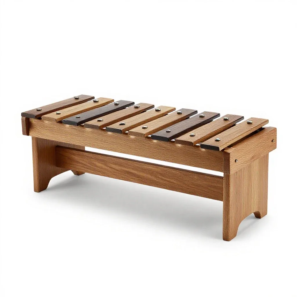 Marimba isolated on a white background
