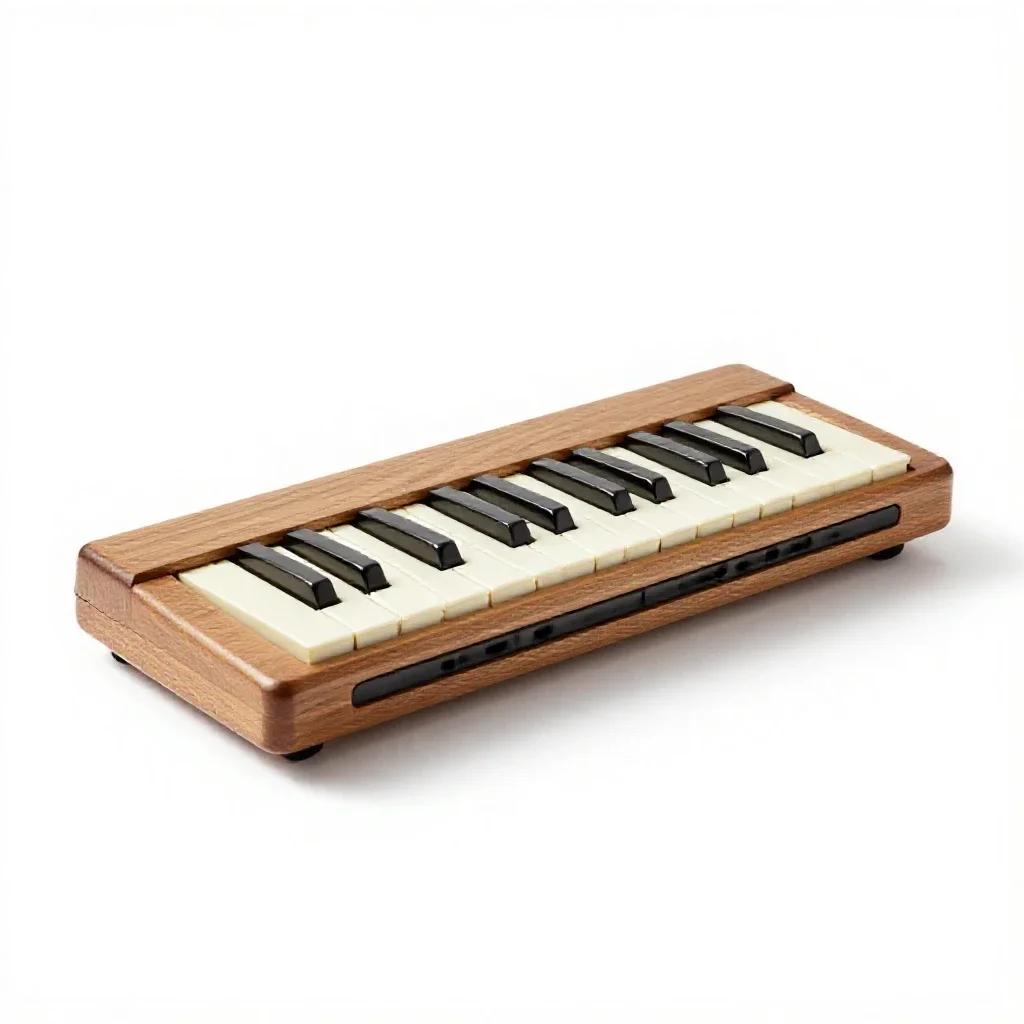 Melodica isolated on a white background