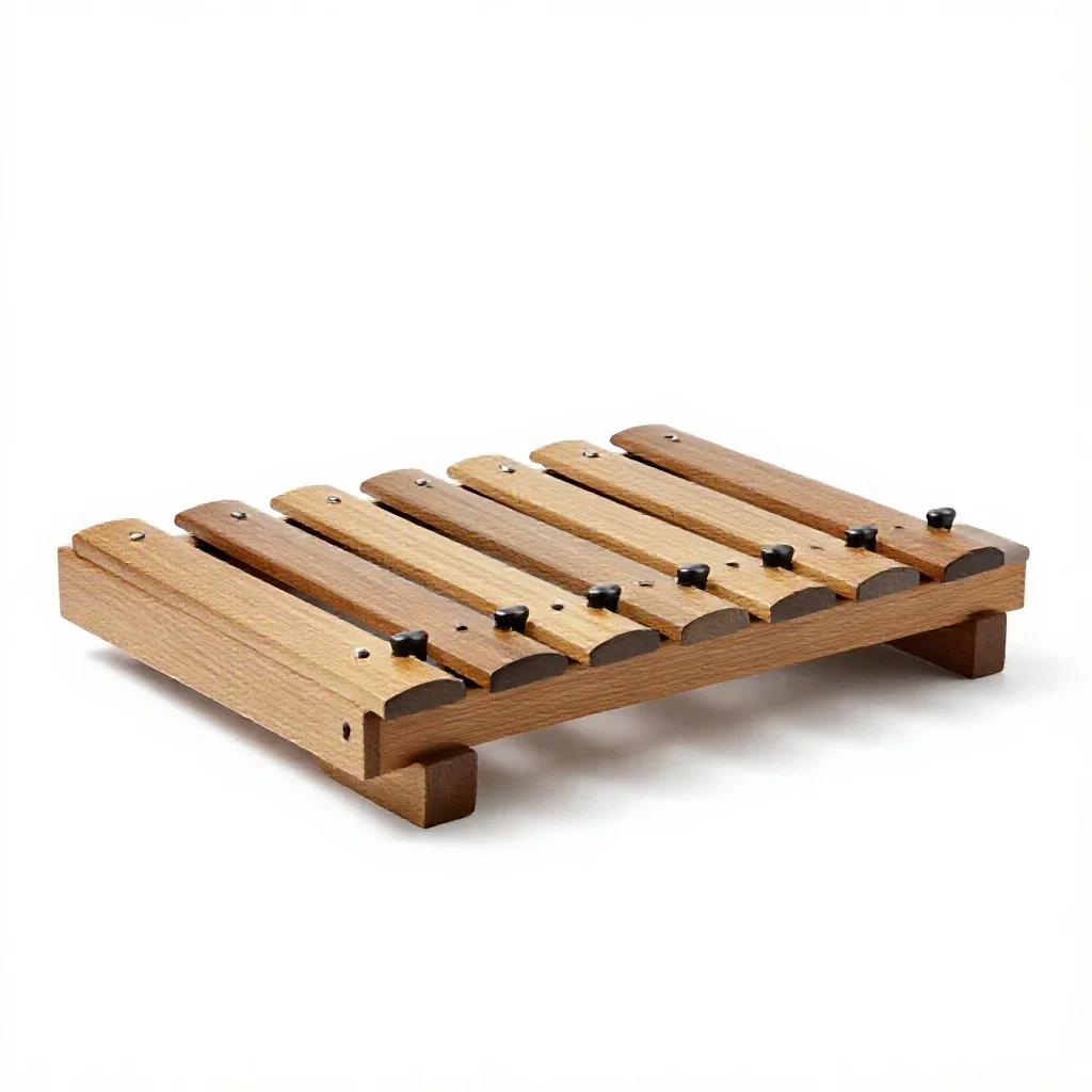Xylophone isolated on a white background