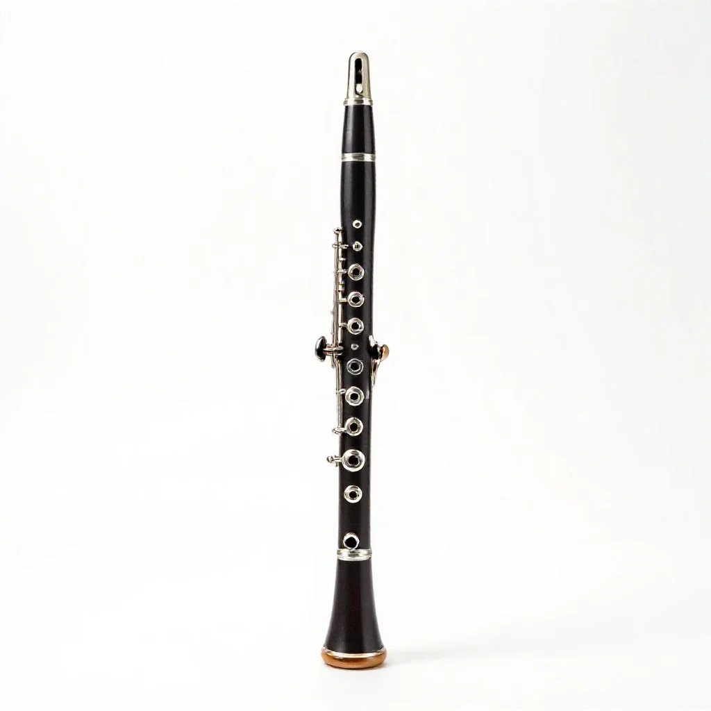 Oboe isolated on a white background