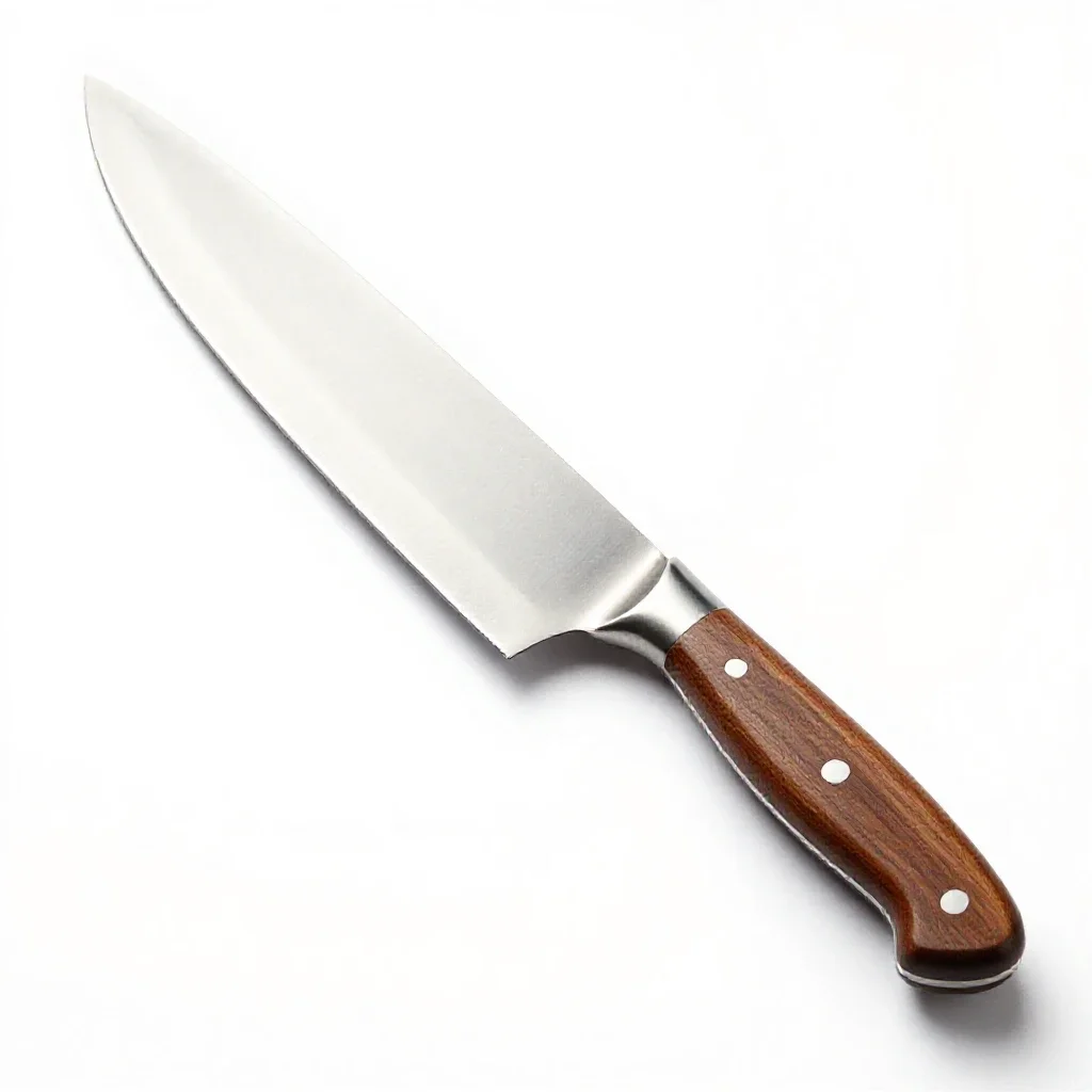 Chef's knife isolated on a white background