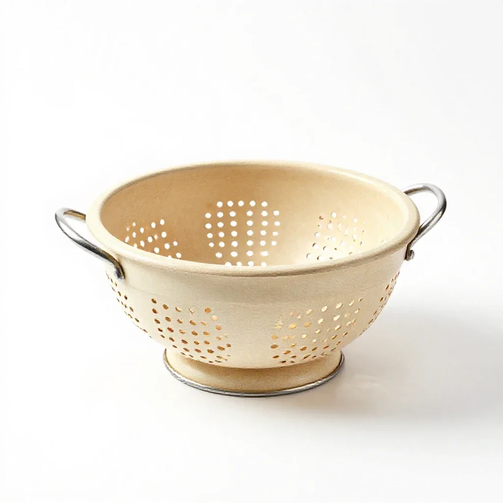 Colander isolated on a white background
