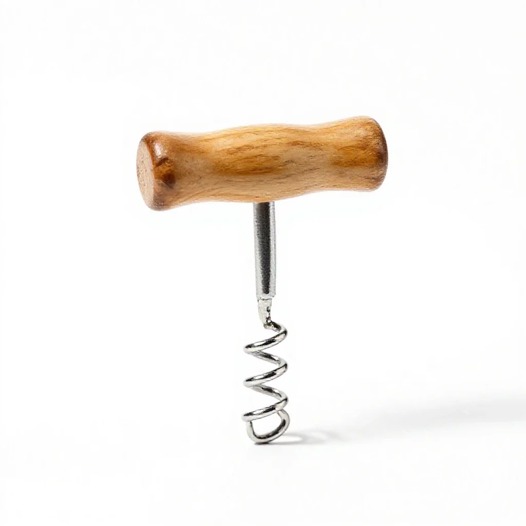 Corkscrew isolated on a white background