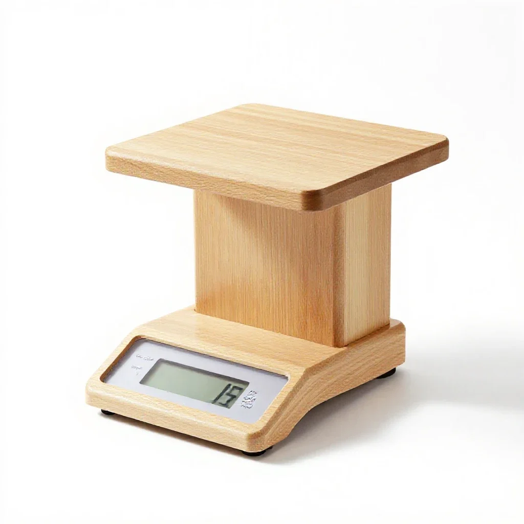 Kitchen scale isolated on a white background
