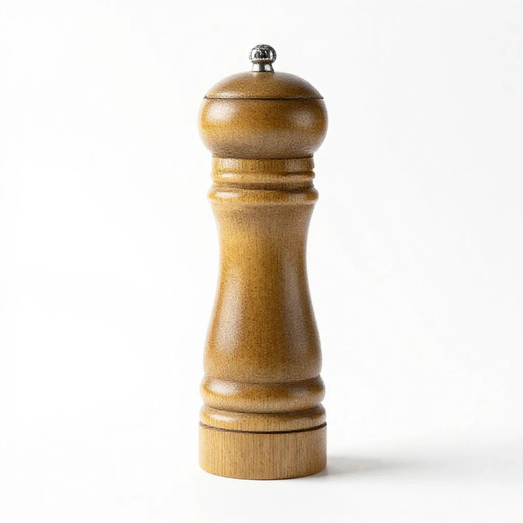 Pepper mill isolated on a white background