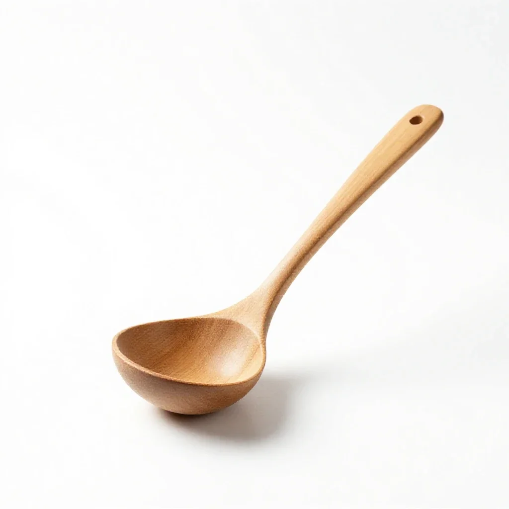Soup ladle isolated on a white background