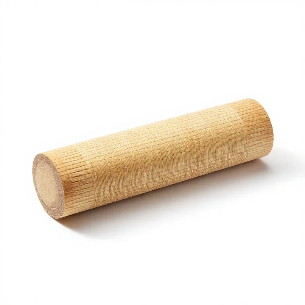 Sushi rolling mat isolated on a white background