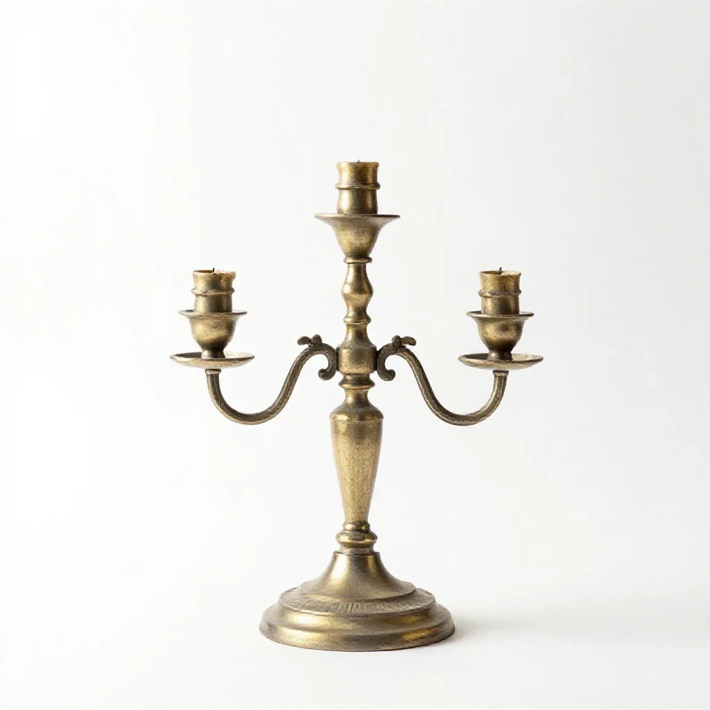 Candelabra isolated on a white background