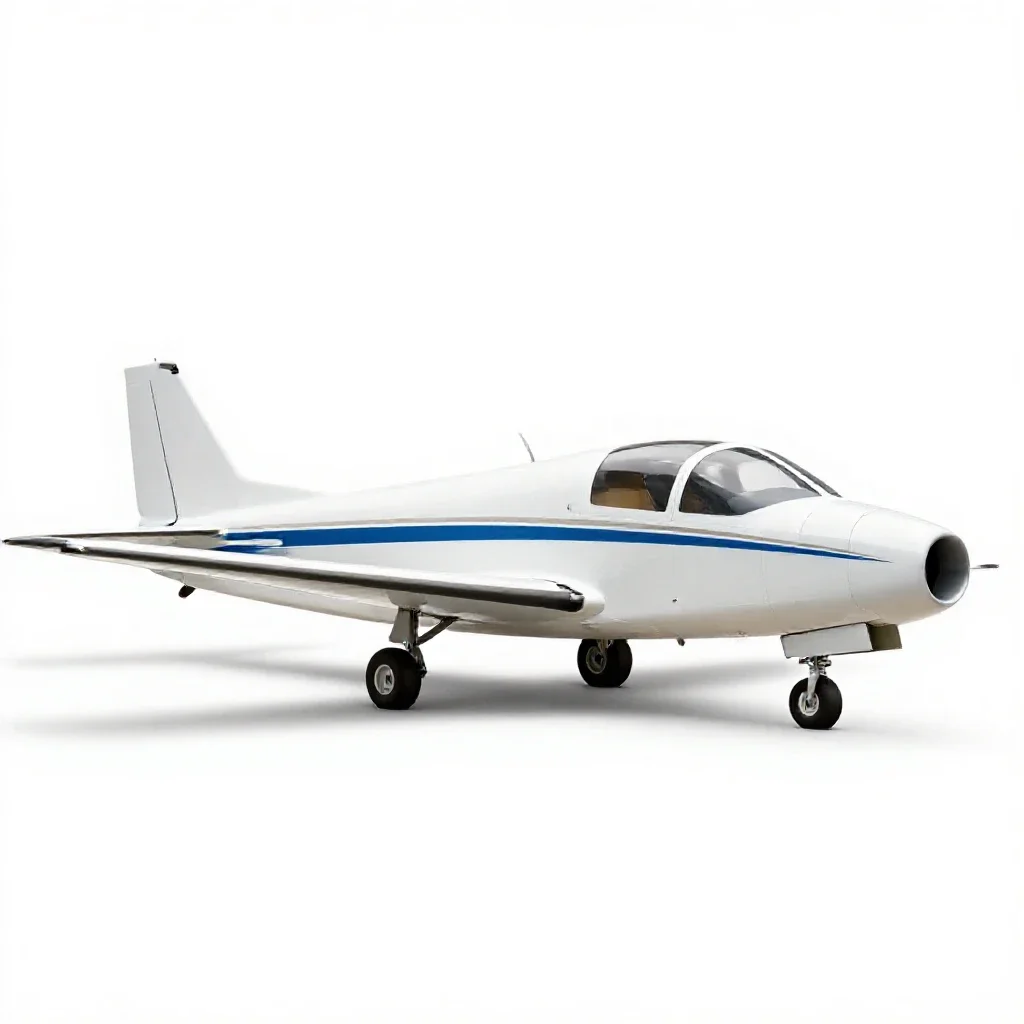 Glider isolated on a white background