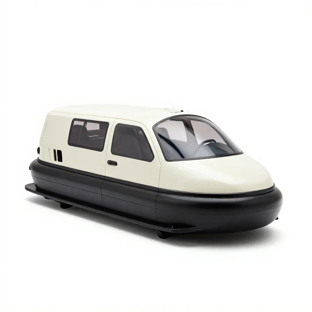 Hovercraft isolated on a white background