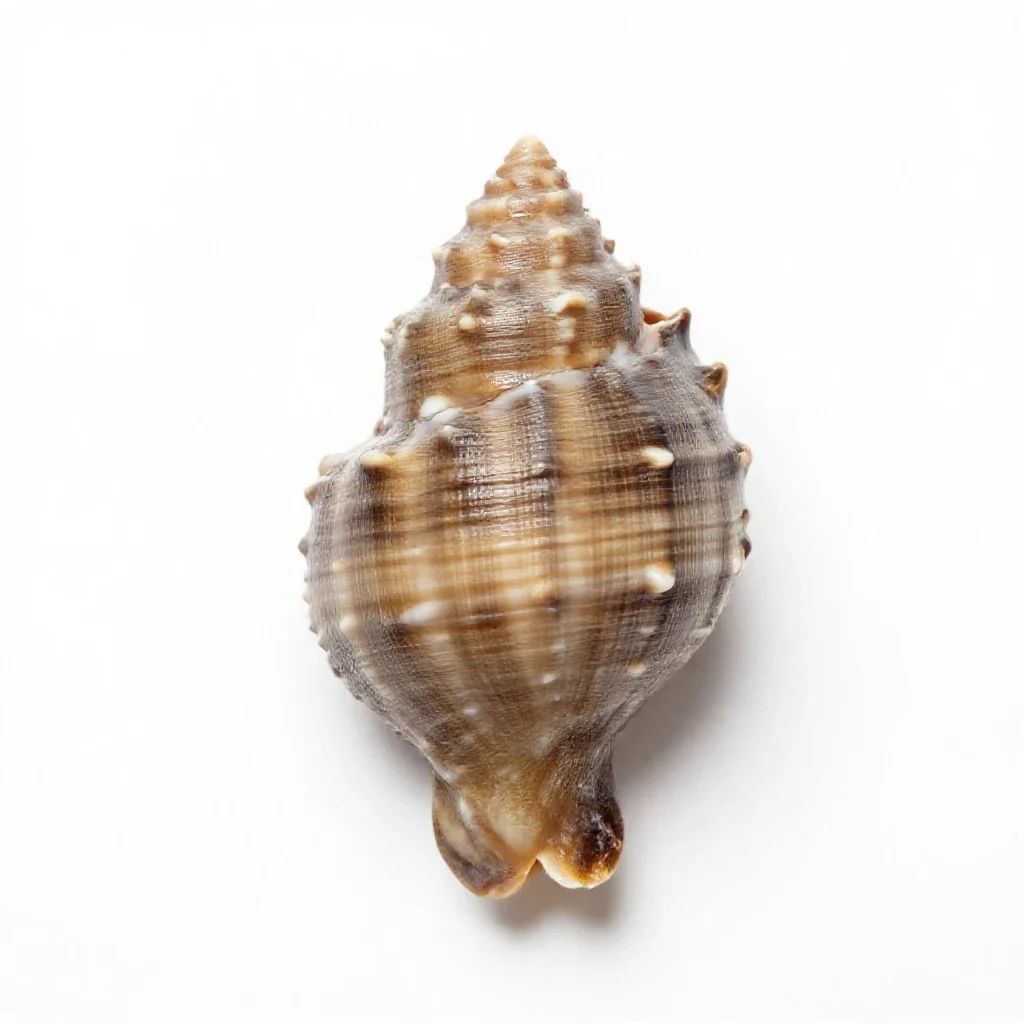 Paua shell isolated on a white background