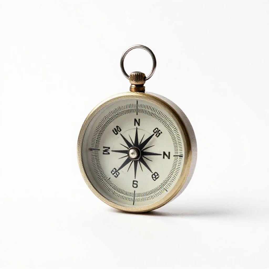 Compass isolated on a white background