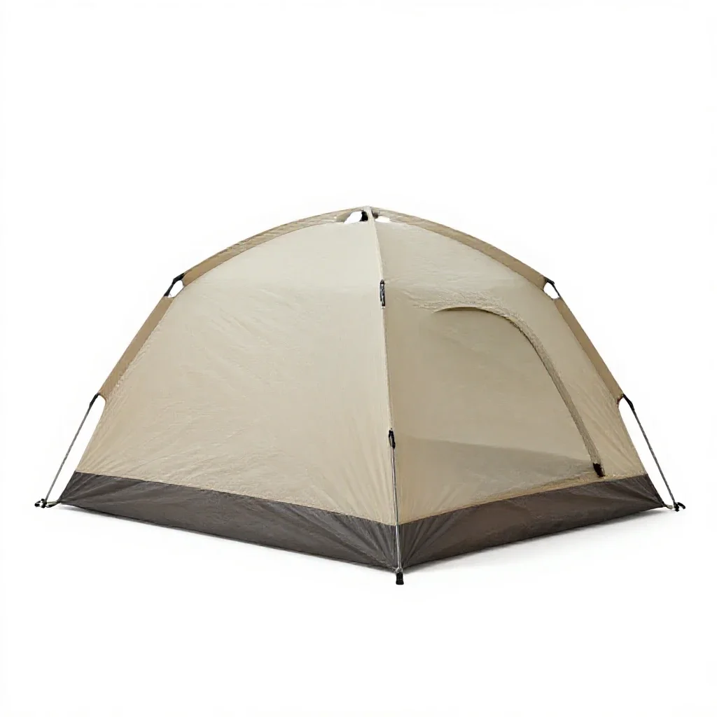 Dome tent isolated on a white background