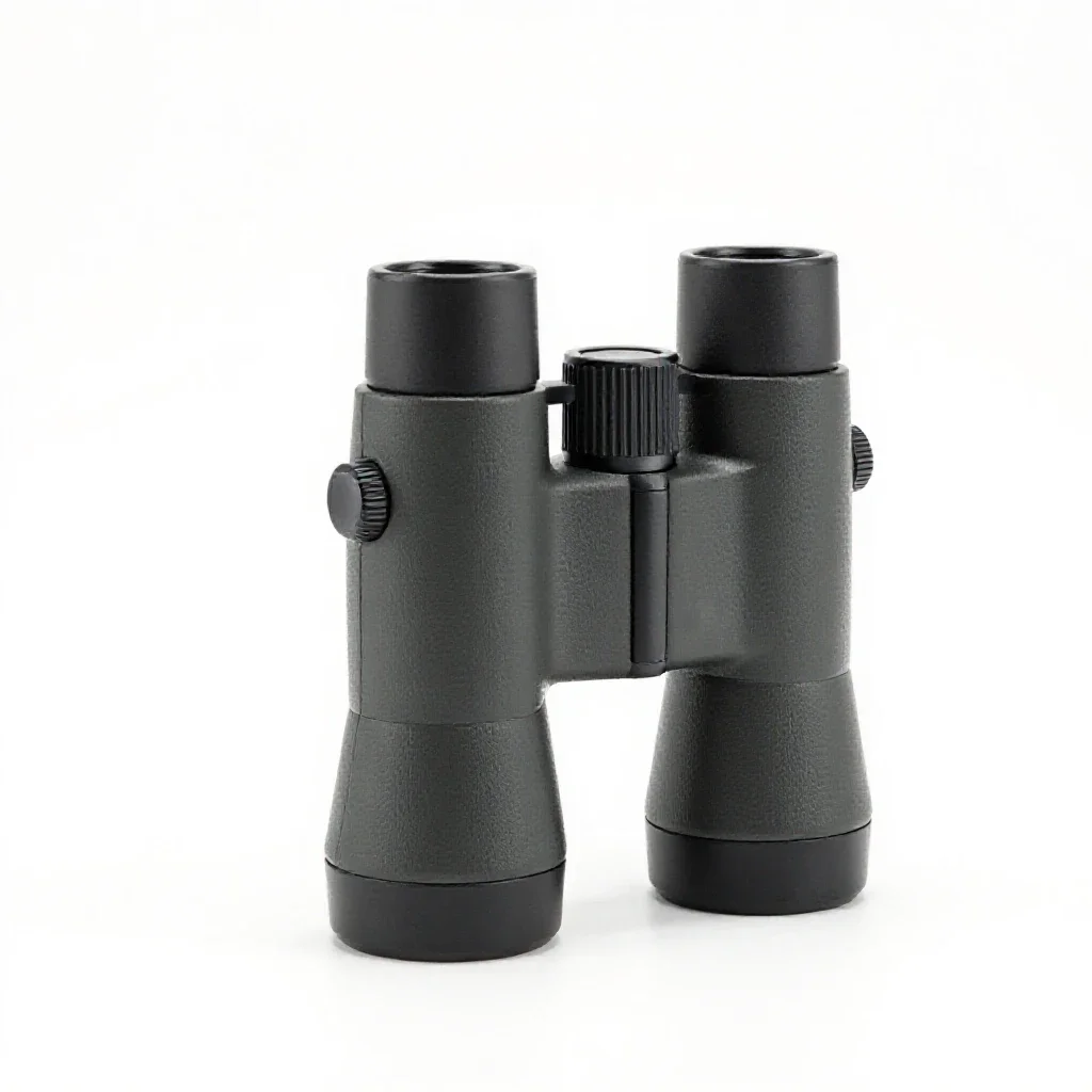 Spotting scope isolated on a white background