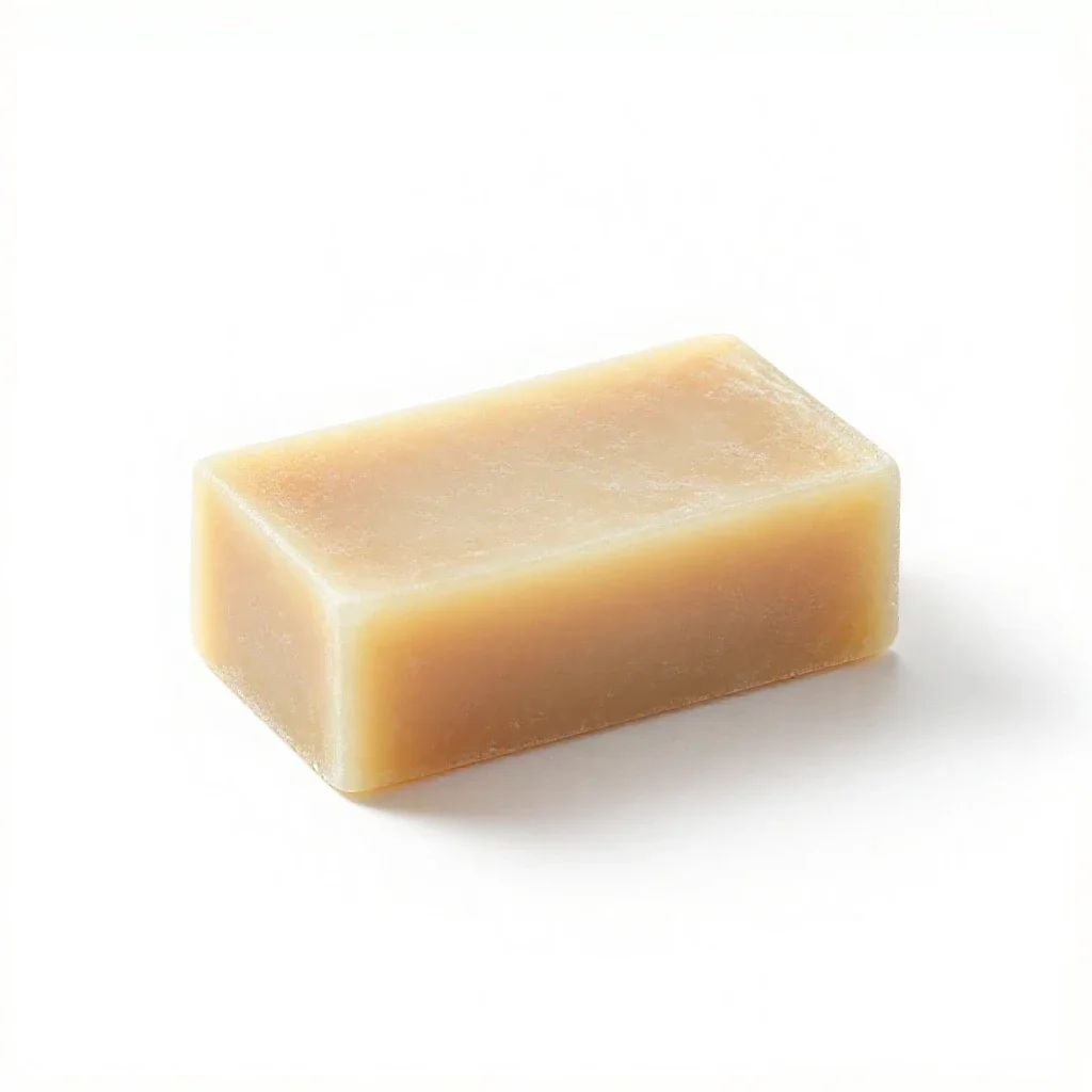 Surf wax bar isolated on a white background