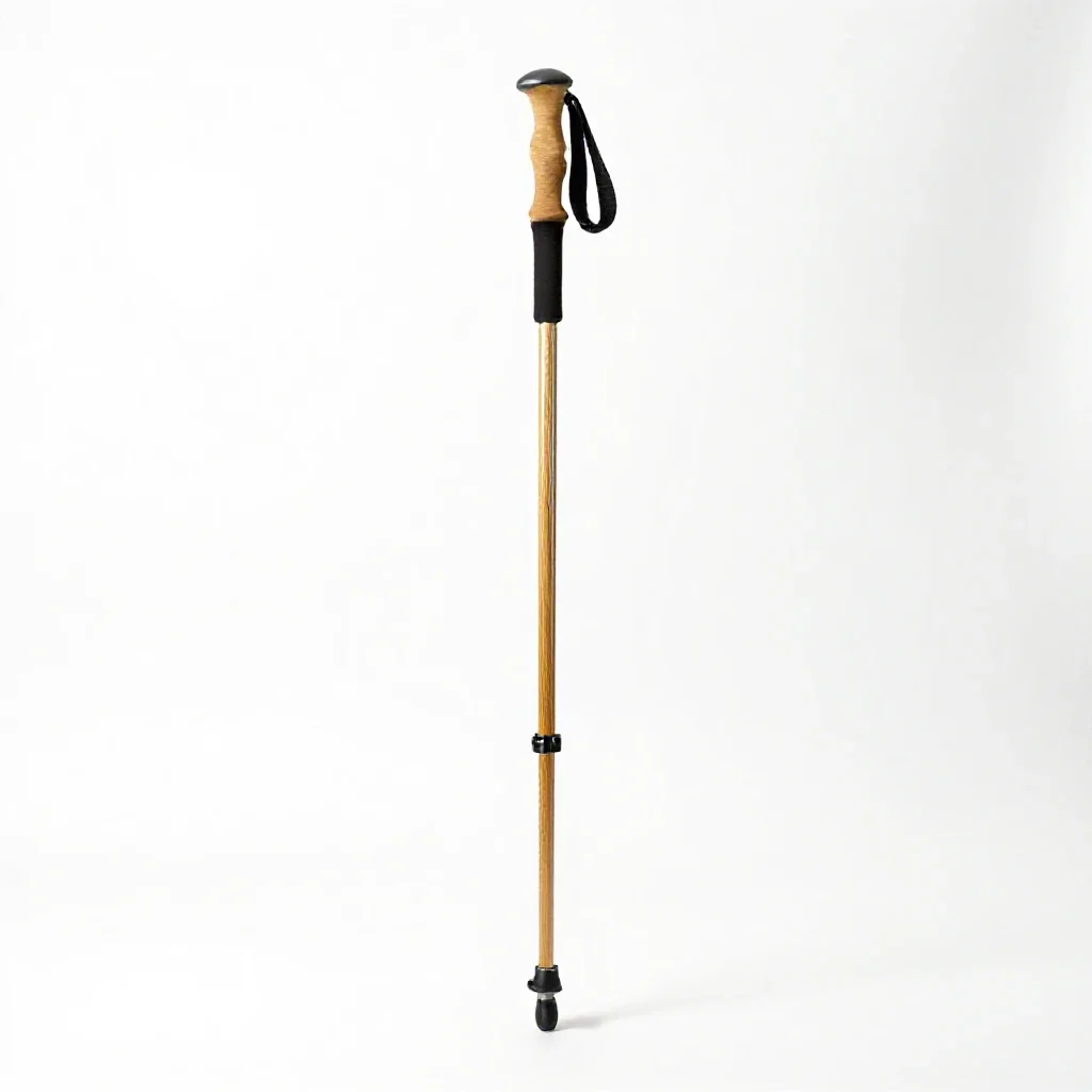 Trekking pole isolated on a white background