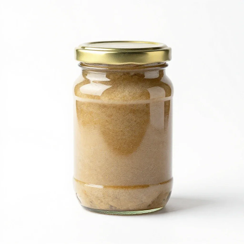 Screw-top preserving jar isolated on a white background